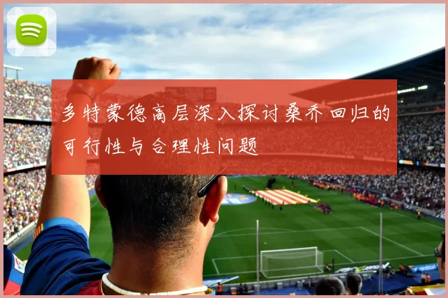 多特蒙德高层深入探讨桑乔回归的可行性与合理性问题